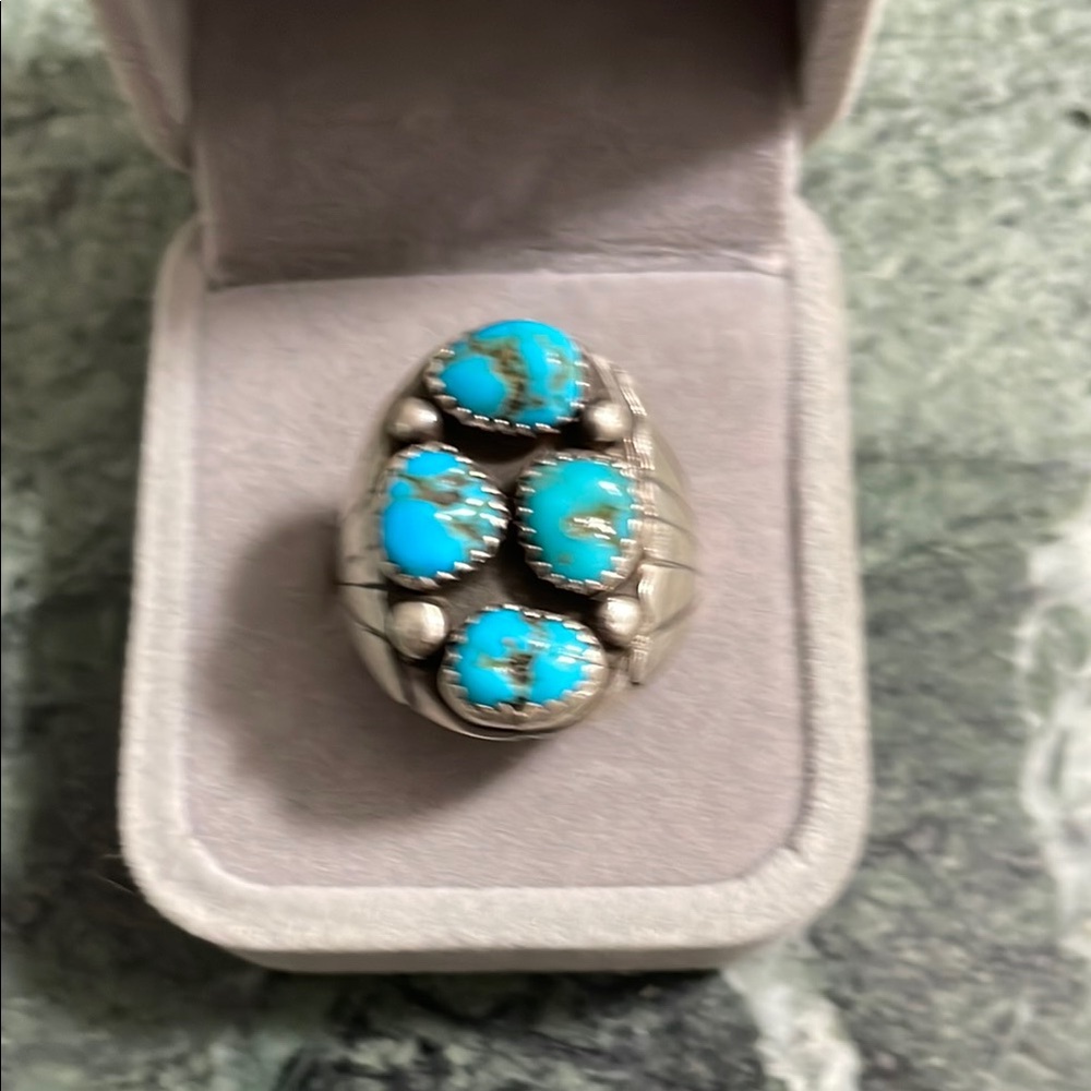 Silver Turquoise Ring